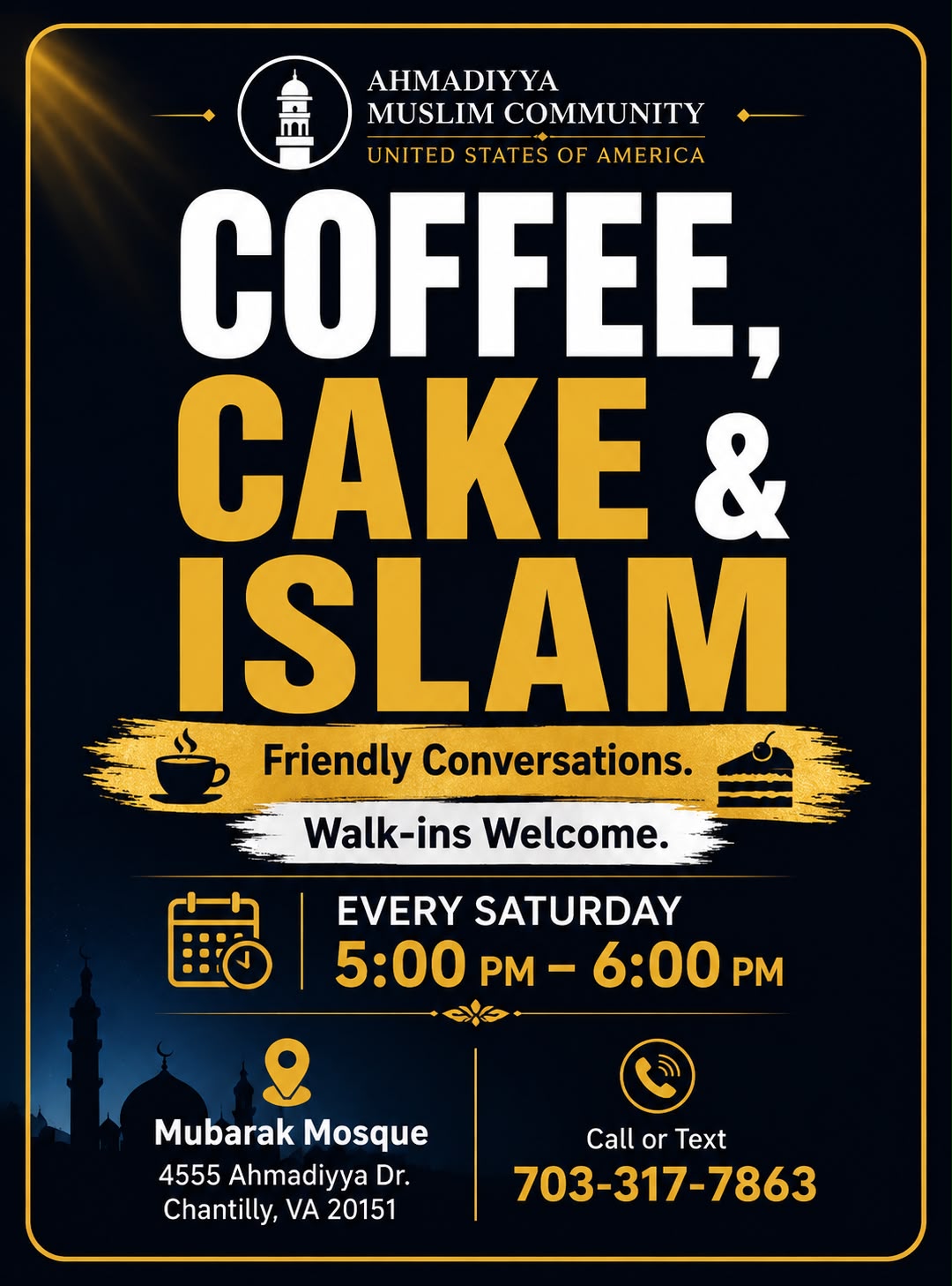 Coffee, Cake & Islam